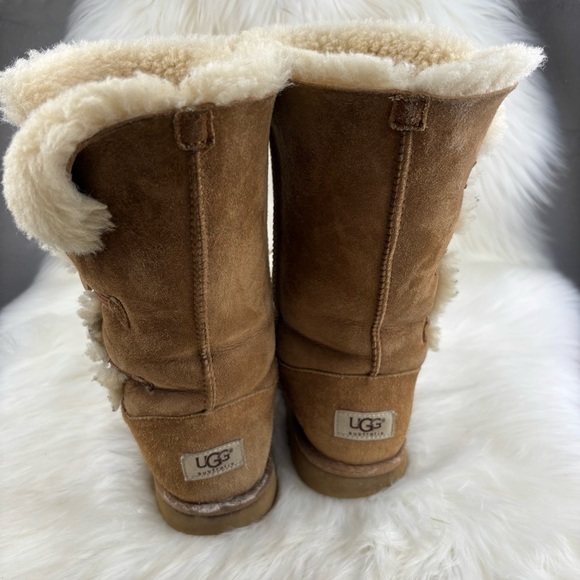 UGG Chestnut Suede Tall Winter Boots - Picture 3 of 11